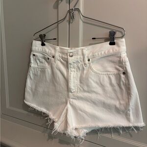 J.Crew White Denim Shorts